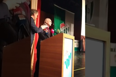 Bursaspor olağanüstü kongresinde tansiyon yükseldi! (2)