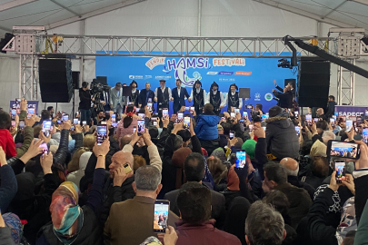 Murat Kurum'un katıldığı hamsi festivalinde renkli görüntüler