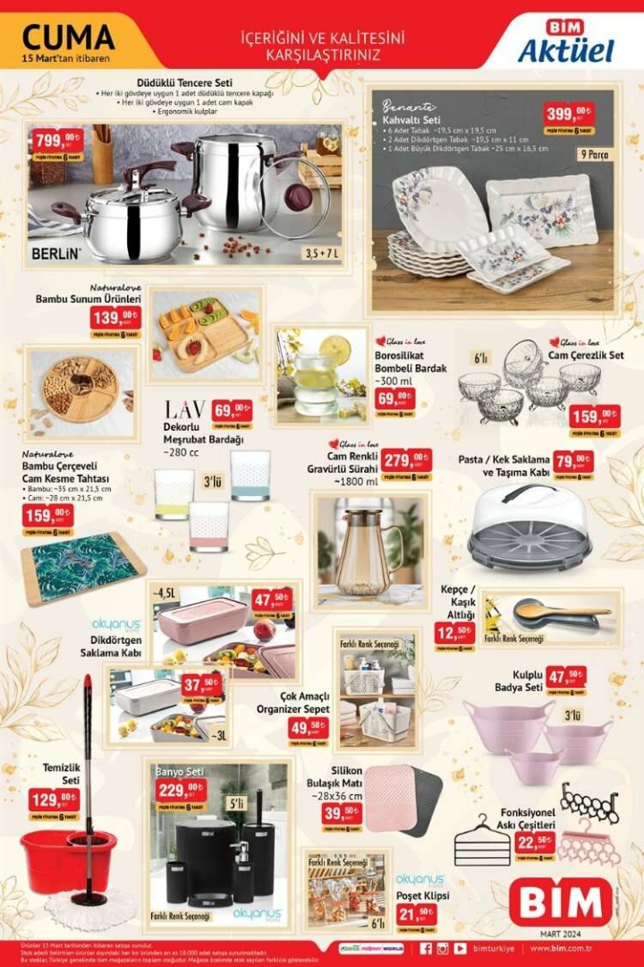BİM Aktüel 15 Mart 2024: Elektronikten beyaz eşyaya, BİM'de bu hafta indirim şöleni!-Bursa Hayat Gazetesi-5