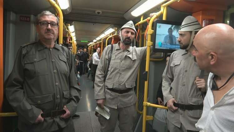 Bursa metrosunda 'Çanakkale Ruhu'  -Bursa Hayat Gazetesi -2