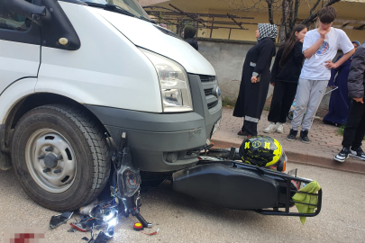 Bursa'da polisten kaçarken kaza yaptı!