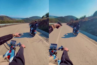 Bursa'da tehlikeli yolculuklar kamerada!