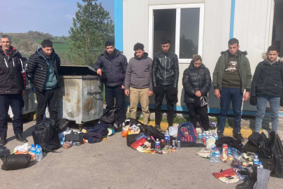 Edirne'de hafif ticari araçtan 8 kaçak göçmen çıktı!