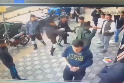 İki grup arasında pala ve satırlı kavga!