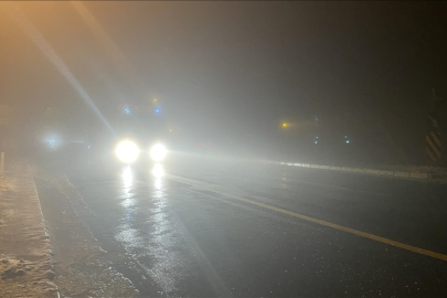 Bolu Dağı'nda görüş mesafesi 15 metreye kadar düştü