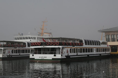 İstanbul'da  vapur seferleri iptal edildi