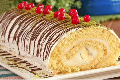 Yumuşacık nefis bir tat: Muzlu Rulo Pasta