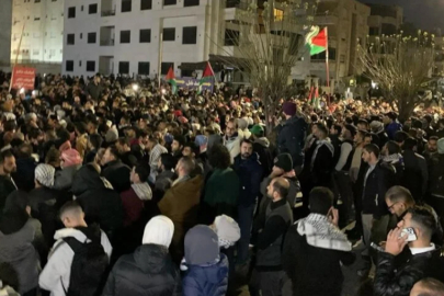 Ürdünlüler, Gazze için gösterilerine devam ediyor