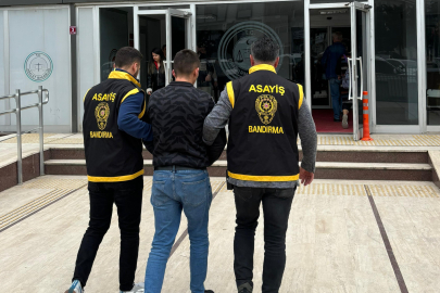 Hırsız çatıda yakalandı!