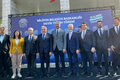 Nilüfer Belediyesinde başkanlık görevi devredildi