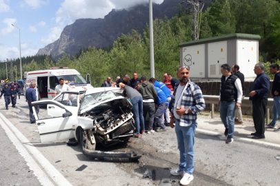 Karayolunda can alan kaza!