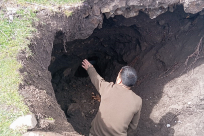 Defineciler binlerce yıllık tümülüse zarar verdi