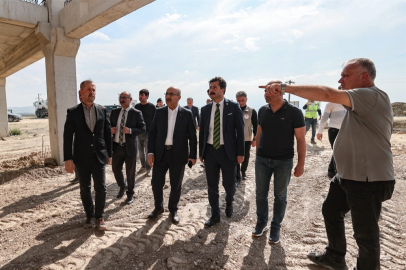 Bursa Valisi Demirtaş hızlı tren inşaatını yerinde inceledi