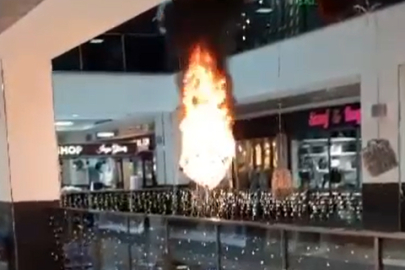 Yalova AVM'de dev avize alevlere teslim oldu!