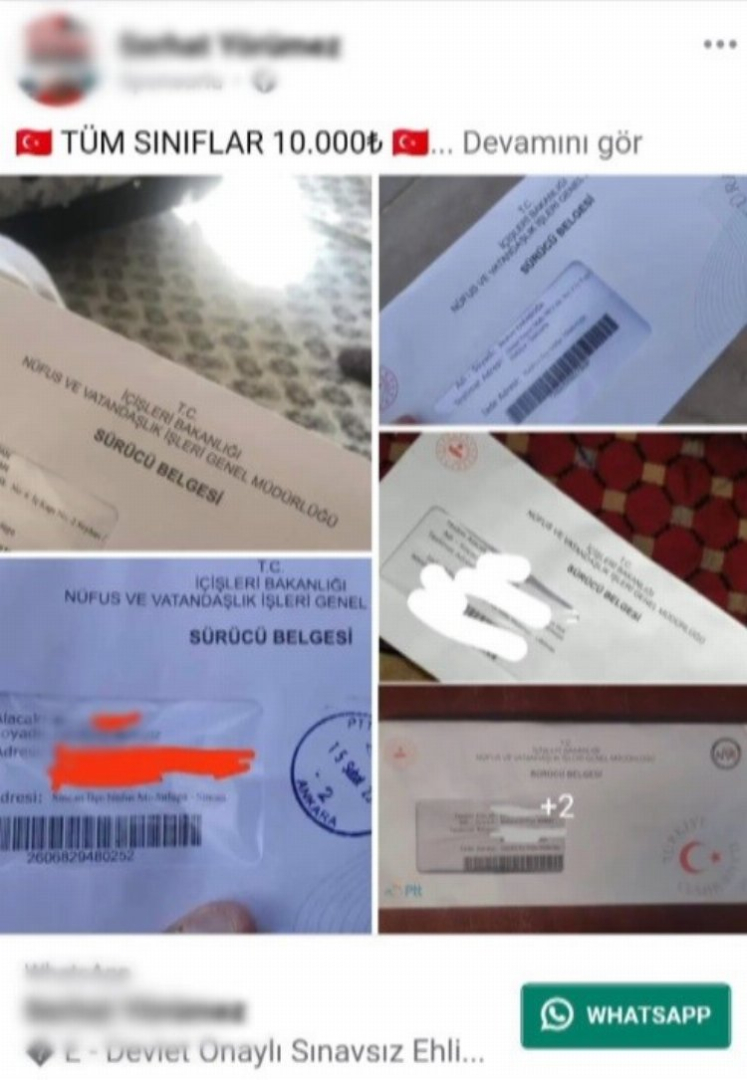 Dolandırıcılardan pes dedirten ehliyet oyunu!-Bursa Hayat Gazetesi-4