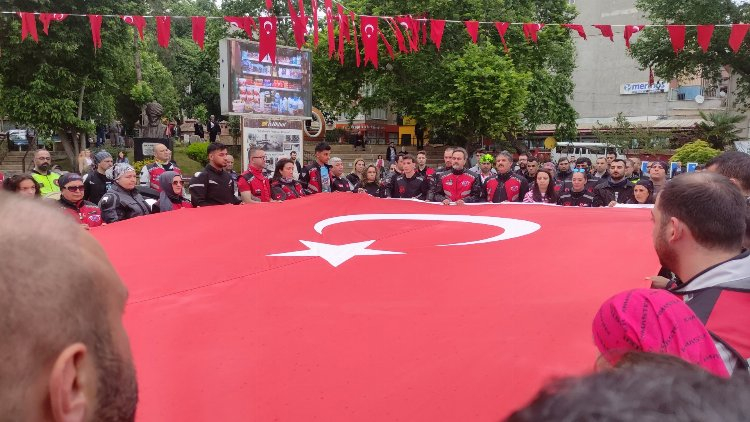 Bursa'da Orhangazi Motosiklet Kulübü üyelerinden 19 Mayıs konvoyu - Bursa Hayat Gazetesi-2