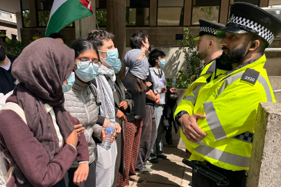 Oxford Üniversitesi’nde öğrenciler Gazze'ye destek için toplandı