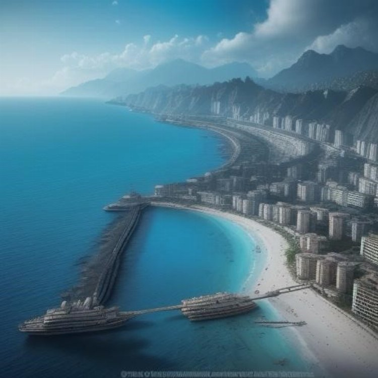 Yapay zeka desteğiyle 200 yıl sonrasının Antalya'sını çizdiler - Bursa Hayat Gazetesi-4