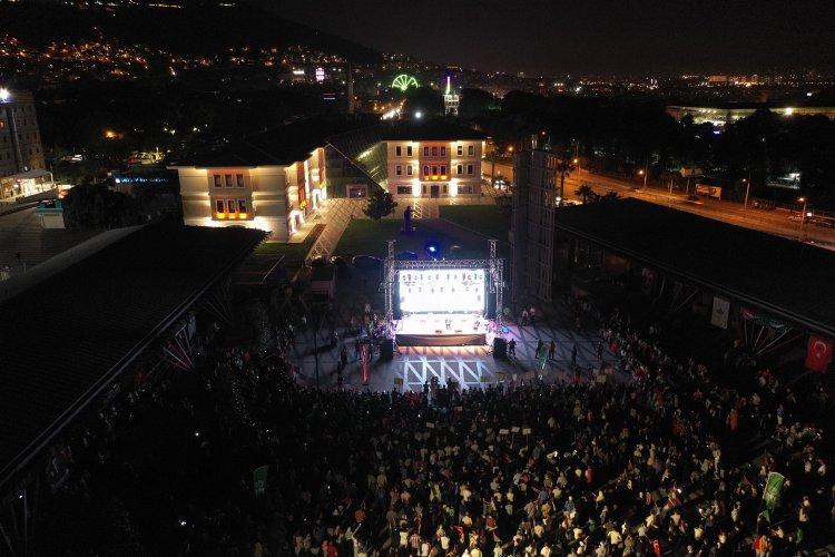 Bursa'da binlerce kişi Filistin için bir araya geldi - Bursa Hayat Gazetesi-2