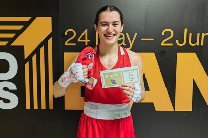 Milli boksör Paris 2024'e katılmaya hak kazandı