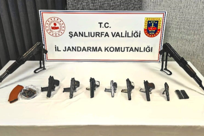 Şanlıurfa'da silah kaçakçılarına operasyon! 7 şüpheli gözaltında