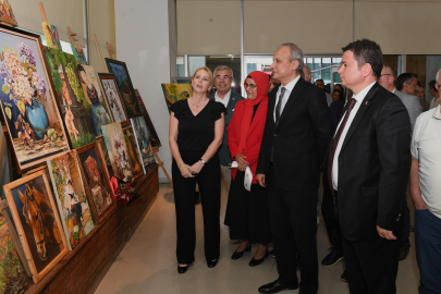 OSMEK kursiyerlerinin eserleri görücüye çıktı