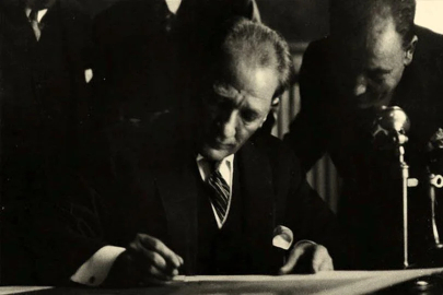 Atatürk'ün orjinal imzası ortaya çıktı: MSB paylaştı!