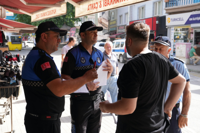 Bursa Gürsu'da esnafa kaldırım ve yol işgali uyarısı