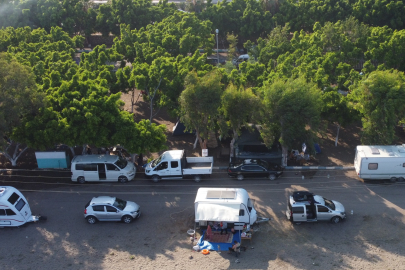 Karavan ve çadır tatiline yoğun ilgi!