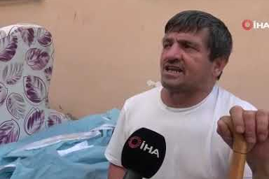 Bursa'da engelli aile kira yüzünden sokakta kaldı