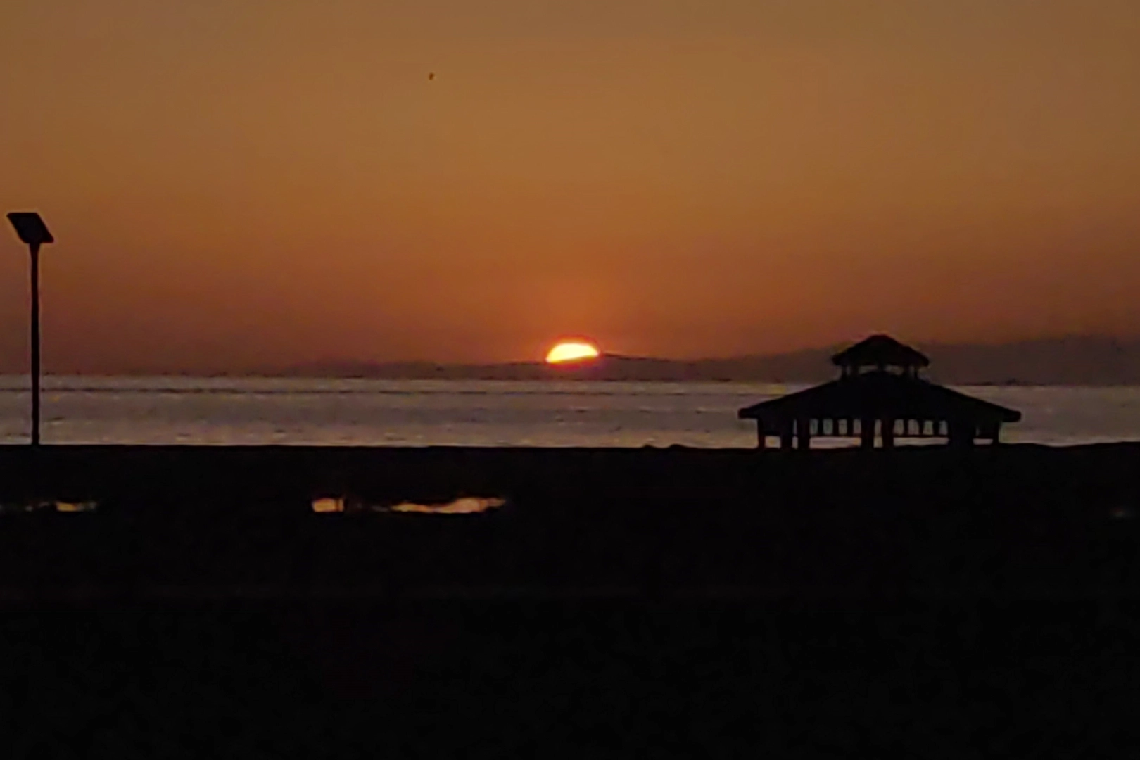 Van'da gün batımı güzelliği