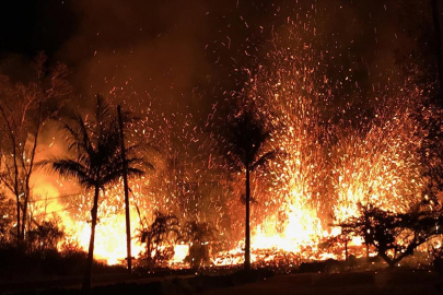 Hawaii'de orman yangınları! 200 ev tahliye edildi