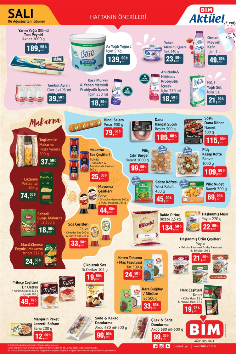 6 Ağustos 2024 Salı BİM aktüel ürünler kataloğu - Bursa Hayat Gazetesi-2