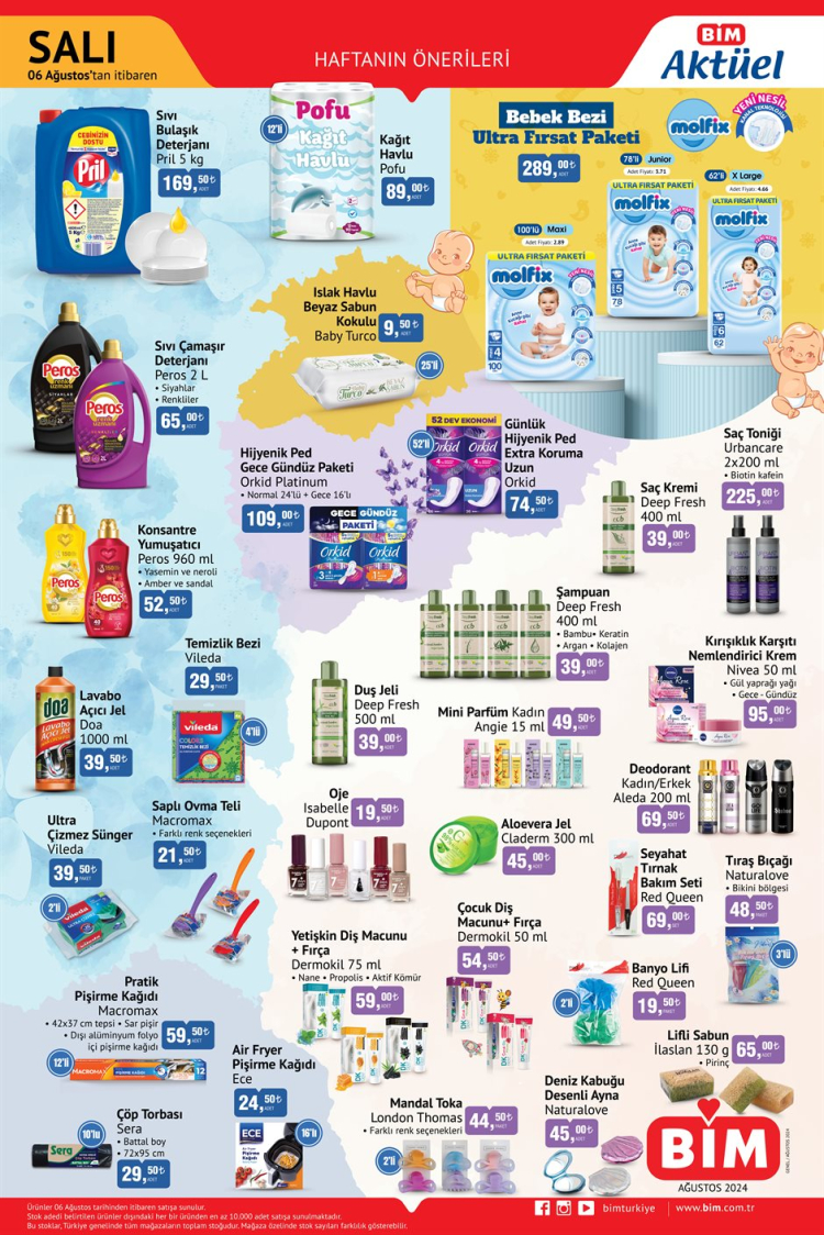 6 Ağustos 2024 Salı BİM aktüel ürünler kataloğu - Bursa Hayat Gazetesi-3