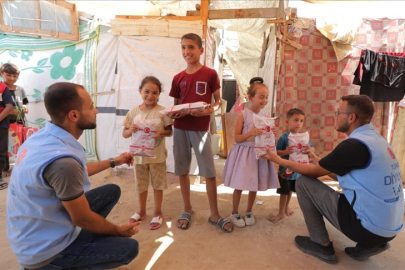 Kurban etleri Gazze'ye ulaştı