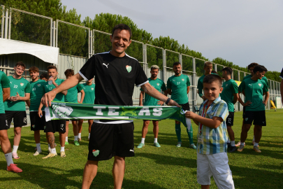Bursaspor’a anlamlı ziyaret! Moral depoladılar