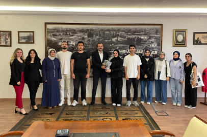 Başkan Işık üniversite öğrencilerini yolcu etti