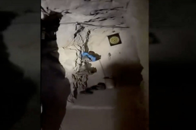 Teröristlerin sığınağı boşaltıldı, yaşam malzemeleri ele geçirildi