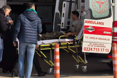 Bursa'nın İnegöl ilçesinde motorlu testere kazası