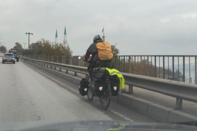Berlinli bisikletçi Bursa'da mola verdi!