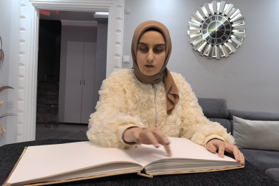 Bursa’da görme engelli Medine hafız oldu! Belgesini Cumhurbaşkanı’ndan almak istiyor