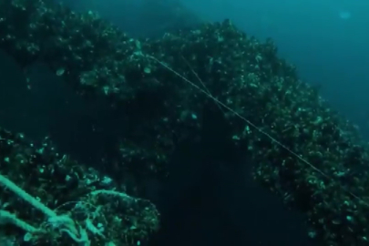 33 yıl önce İstanbul Boğazı’nda batan gemi görüntülendi