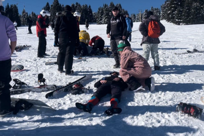 Uludağ’da kayak kazası: 3 yaralı!