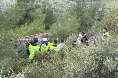 Bursa'da can alan traktör kazası: Sürücü öldü, eşi ağır yaralı