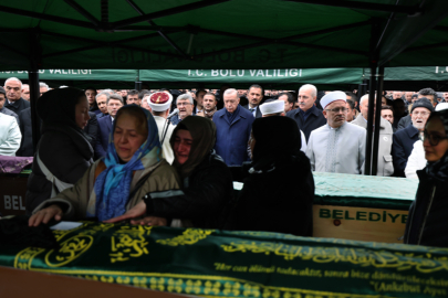 Cumhurbaşkanı Erdoğan Bolu’da cenaze törenine katıldı