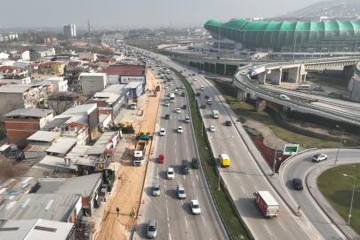 Bursa’da trafik akışını hızlandıracak çalışmalar sürüyor