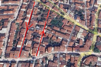İnegöl'de iki sokakta tek yön uygulaması başladı