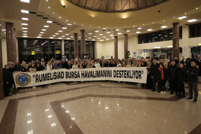 RUMELİSİAD'dan yeni sefer talebi: 140 kişi Bursa'dan Kıbrıs'a uçtu