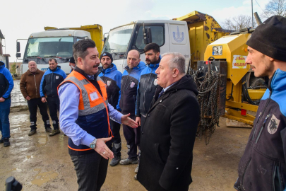 Yenişehir Belediyesi’nden karla mücadelede örnek çalışma