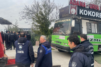 Uyarıları dikkate almadılar! Nilüfer'de kaldırım işgaline operasyon